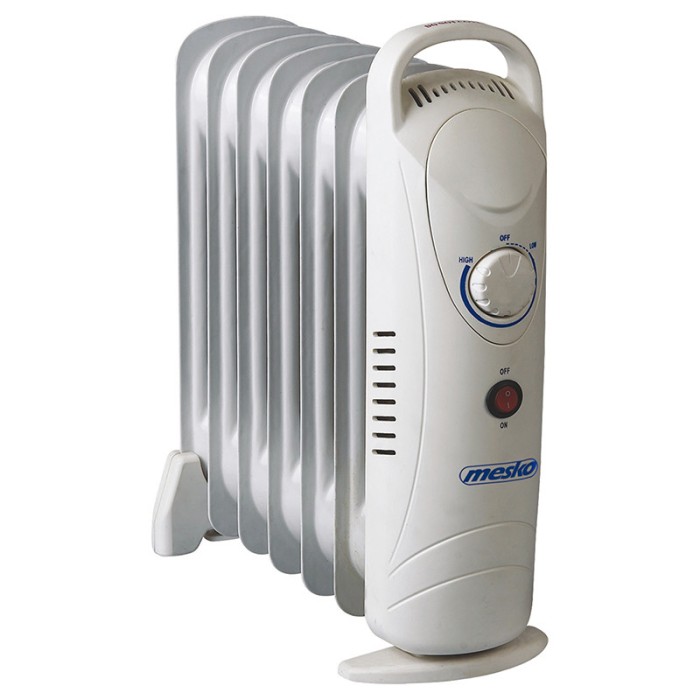Radiator ulei Mesko, 800 W, 7 elementi, termostat ajustabil
