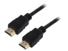 Cablu HDMI 2.0 HDCP 2.2, 2m, negru, mufă ambele părți