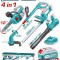TOTAL - KIT COMBO 20V -4.0Ah - DRUJBA. TRIMMER PENTRU GARD VIU, SUFLANTA, TRIMMER DE TUNS IARBA (INC PowerTool TopQuality