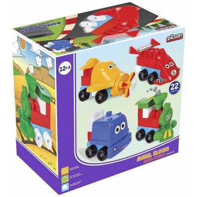 Set constructie Pilsan Model Blocks 22 piese foto