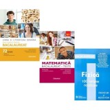 Pachet Bacalaureat 2026. Limba si literatura romana 72 teste complete, Matematica M1. Teste si Fizica 100 variante rezolvate - Mimi Gramnea, Rodica Ma