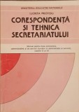 CORESPONDENTA SI TEHNICA SECRETARIATULUI MANUAL PENTRU CLASELE XI SI XII-LUCRETIA PREOTESIU-336797