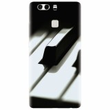 Husa silicon pentru Huawei P9 Plus, Piano Key Close Up Macro