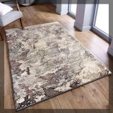Cumpara ieftin Covor Model Anny 33020-192, Marime 58 x 110 cm, Gri, Maro, Inaltime Fir 7 mm, Antialergic, Polipropilena, Living, Dormitor, Sufragerie, Birou