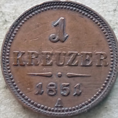 AUSTRIA-1 KREUZER 1851 (A)