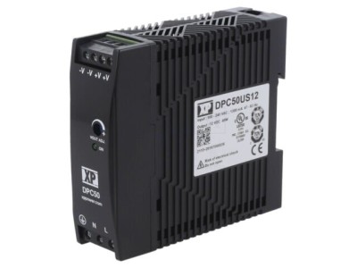 Alimentator pulsatoriu XP POWER 50W 12VDC pentru şină DIN foto