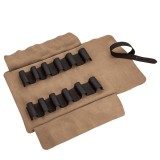 Suport pentru scule din piele intoarsa Kirschen 3574000, 12 buzunare