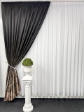 Draperie Osaka, negru&amp;amp;amp;auriu