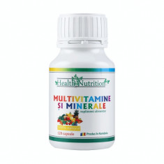 MULTIVITAMINE SI MINERALE 100% naturale, 120 capsule foto