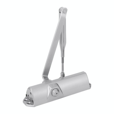 Amortizor hidraulic argintiu cu brat articulat - DORMA TS68-SILVER foto
