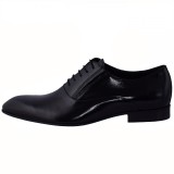 Pantofi barbati, din piele naturala, marca Conhpol, PBC-5546-0017-00S01-01-40, negru , marime: 43