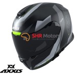 Casca modulara Axxis model Gecko SV Shield B2 gri lucios (ochelari soare integrati)