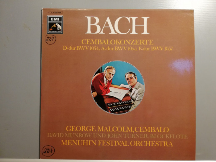 Bach &ndash; Cembalo Concertos BWV 1054,1055BW(1969/EMI/RFG) - Vinil/Vinyl/ca Nou (M-)