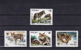 POLONIA 1985 FAUNA WWF ANIMALE SALBATICE SERIE MNH, Nestampilat