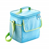 Geanta Termoizolanta BabyJem Turcoaz, 20x15x20cm, Mentine Temperatura 3-4 Ore, Fara BPA