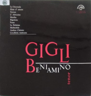 Disc vinil, LP. RECITAL-GIGLI BENIAMINO-180217 foto