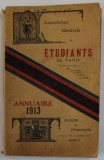 ASSOCIATIONS GENERALE DES ETUDIANTS DE PARIS , ANNUAIRE , 1913