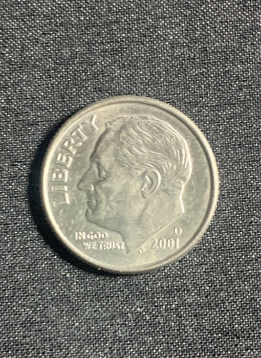 Moneda One Dime 2001 USA