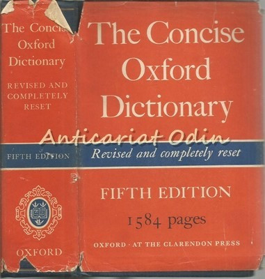 The Concise Oxford Dictionary Of Current English - H. W. Fowler, F. G. Fowler foto