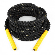 Capital Sports Monster Rope cablu Cross-Training 9m 3.8cm nylon franghie - galben foto