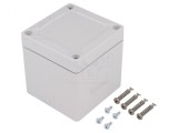 Carcasă universală gri 82x84x85mm TG ABS IK07