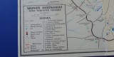 myh 12 - Harta turistica foarte veche - Muntii Parang - piesa de colectie