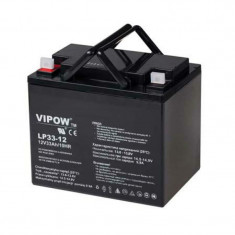 Acumulator stationar Vipow SLA, 12V, 33 Ah