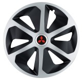 Cumpara ieftin Set 4 capace roti Roco Gri-Negru R17 pentru gama auto Mitsubishi, Autohelix MSA