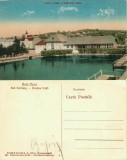 CP1970N Lacul Crișan și Cofetăria băilor, Ocna Sibiului, carte poștală