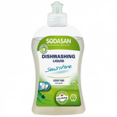 Detergent vase lichid bio Sensitiv 500ml SODASAN