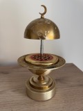 Dispenser țigări vintage zodiac, Space Age, anii 1960&ndash;70, alamă