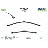 Set lamele stergator 650+400mm/26+16in Toyota Avensis 10.2012/01.2015/06.20; fata, stanga + dreapta, adaptor OE Valeo, 8521205100, 85205100,