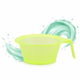 Cupa de vopsit pentru coafuri cu m&acirc;ner pentru amestecarea vopselei verde