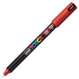 Cumpara ieftin Marker UNI PC-1MR Posca, 0.7 mm,varf fin metalic,rosu