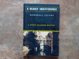 A Deadly Indifference (A Henry Spearman Mystery) - Marshall Jevons (Ed. 1998, lb. engleza)