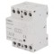 Contactor: 4-polar pentru instalații 40A 230VAC cu 4 contacte normal &icirc;nchise