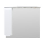 Dulap baie cu oglinda si iluminare, 1 usa, stanga, Arthema Maya 451 - IN - A2, alb, 113 x 17.5 x 100 cm