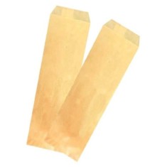 Pungi pentru Tacamuri Natur 8x24 cm, 2000 Buc/Bax, 40 g/m&amp;sup2;, Pungi Hartie Maro Neimprimata, Pungi din Hartie Kraft Natur, Pungi Tacamuri, Pungi pentru foto