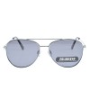 Ochelari de soare aviator cu lentile polarizate gri si rama metalica