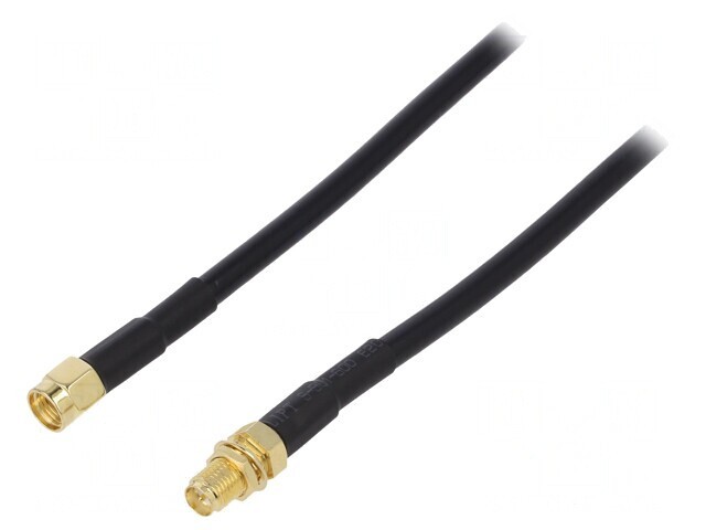 Cablu RP-SMA 50&Omega; 3m Negru