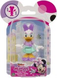 Figurina de colectie, Disney Junior, Daisy Duck, cu fundita, 89981