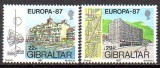 GIBRALTAR 1987, EUROPA CEPT, serie neuzata, MNH, Nestampilat