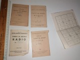 LOT /SET CARNET DE ABONAT RADIO