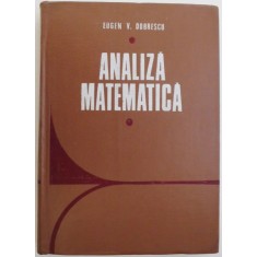 Analiza matematica &ndash; Eugen V. Dobrescu