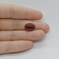 Cabochon granat hessonit 14x10x4mm c262