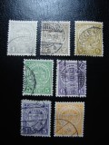 LUXEMBOURG STEMA 1907 SERIE SI 1919/26- 2 EMISIUNI COMPLETE