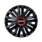 Set 4 capace roti Negre Cu Inel Rosu Royal R14 Compatibil Cu Daewoo