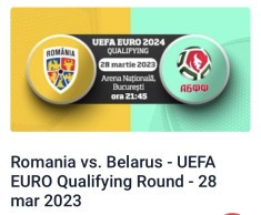 Vand bilet la meciul de fotbal Romania - Belarus foto