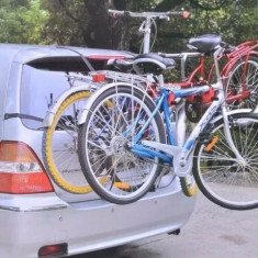 Suport auto universal pentru 3 biciclete pe portbagaj/haion foto