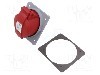 Conector alimentare AC, IEC 60309, IP44, 16A, 415V AC, 5 pini, AMPHENOL - 2CMA170021R1000